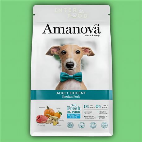 AMANOVA Adult Exigent GF Iberian Pork - 2kg
