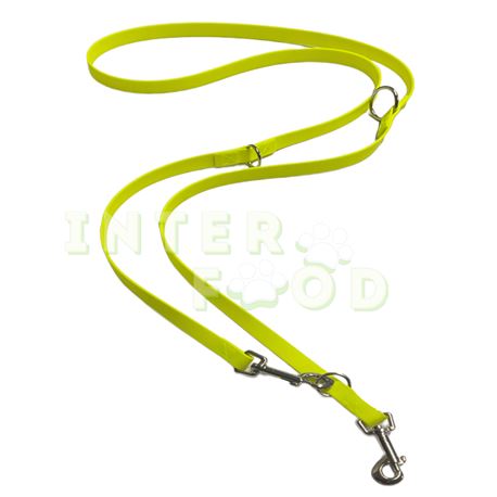 Guinzaglio da addestramento per cani in BioThane - giallo - 2ml 2