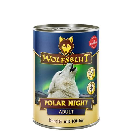WOLFSBLUT Polar Night - Rentier mit Krbis - Adult - 6 x 395g