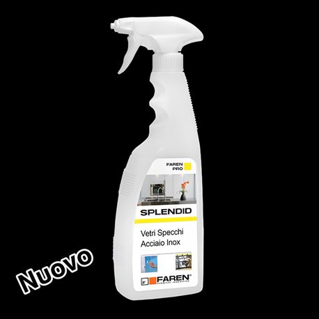 SPLENDID - Pulitore vetri specchi acciaio inox - 750ml