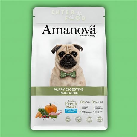 AMANOVA Puppy All Breeds Digest GF Divine Rabbit - 2kg