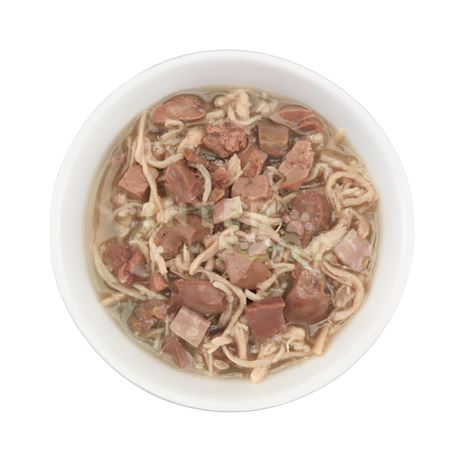 Schesir After Dark gatto - Filetti di Pollo con Prosciutto - in brodo - 12 x 80g 2