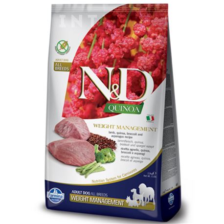 FARMINA N&D QUINOA - WEIGHT MANAGEMENT LAMB - 7kg