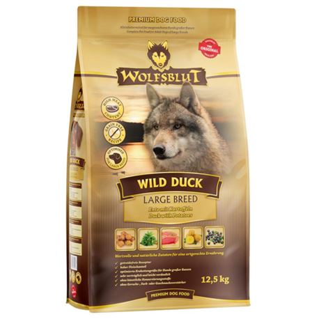 WOLFSBLUT Wild Duck & Turkey - Ente & Truthahn - Adult - 6 x 800g 2
