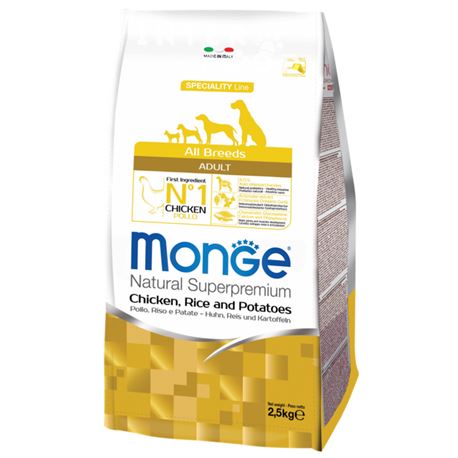 Monge SL All Breeds Pollo, Riso e Patate - 2,5kg