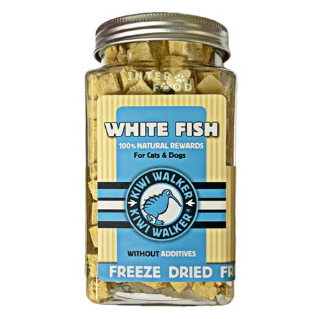 KIWI WALKER - Freeze Dried - WHITE FISH - 60g
