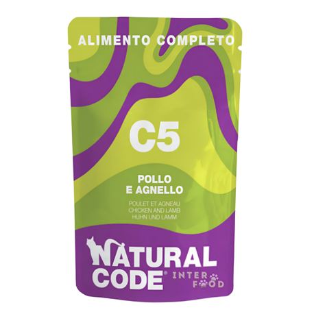 Natural Code C5 - Pollo e Agnello - 70g