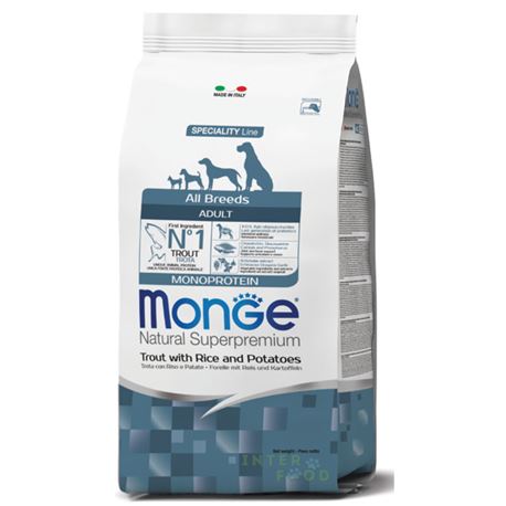 Monge SL All Breeds Trota, Riso e Patate - 12kg