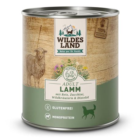 Wildes Lans CLASSIC Adult - Agnello con riso - 800g
