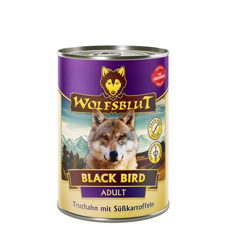 WOLFSBLUT Black Bird - Truthahn und Skartoffel - Adult - 12,5kg 2