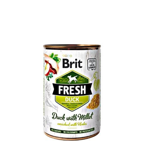Brit Fresh Duck with Millet Adult Run & Work - 2,5kg 2