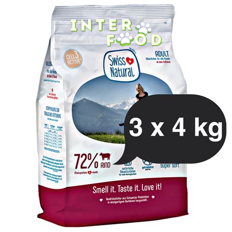 Swiss Natural Soft ADULT Rind & Kartoffel - 12kg (3x4kg)