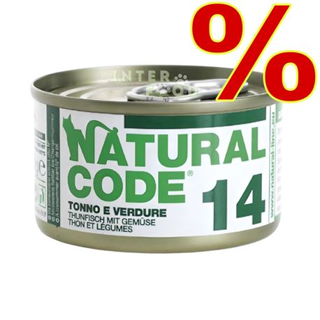Natural Code 14 - Tonno e Verdure - 24 x 85g