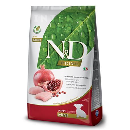 FARMINA N&D PRIME - CHICKEN & POMEGRANATE PUPPY MINI - 2,5kg