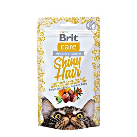 Brit Care Cat Snack Shiny Hair - 50g