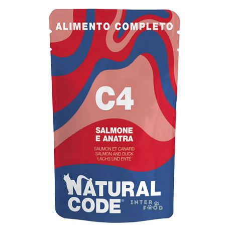 Natural Code C4 - Salmone e Anatra - 70g
