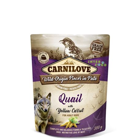 Carnilove Adult - Quail with Yellow Carrot - 300g
