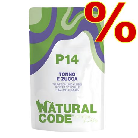 Natural Code P14 - Tonno e Zucca - 24 x 70g