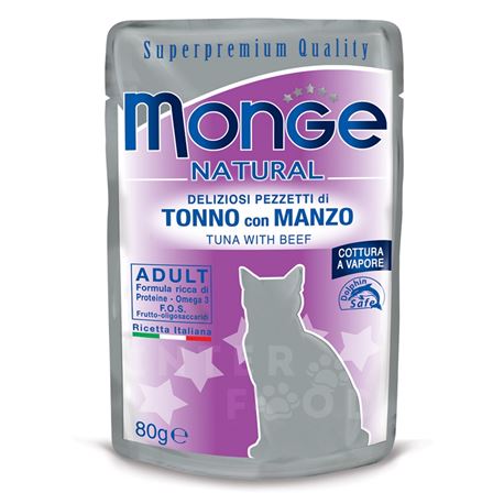 Monge Natural - Tonno petto di Pollo con Manzo - 80g 2