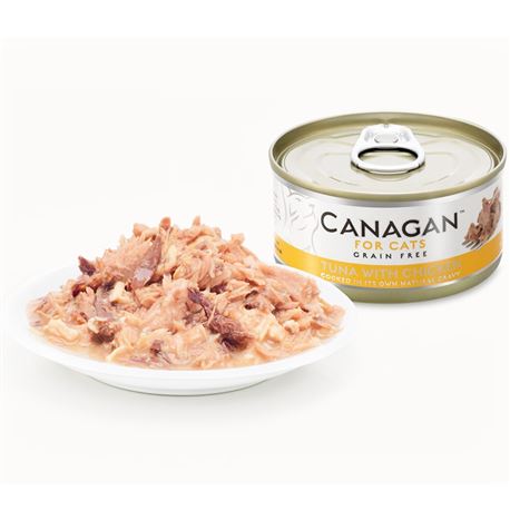 CANAGAN Tuna With Chicken  12x75g 2
