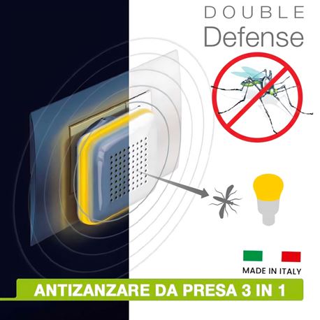 Antizanzare elettrico da presa Double Defense per ambienti 2