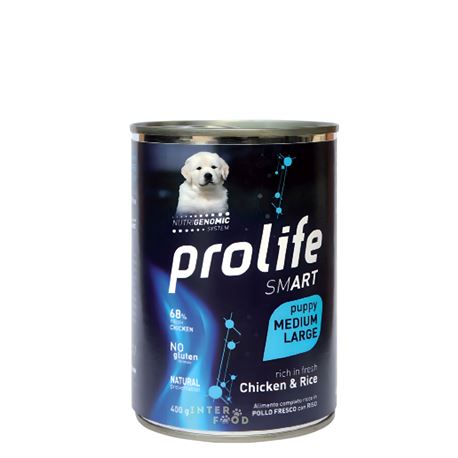 PROLIFE Smart Puppy Chicken & Rice - Medium/Large - 6 x 400g