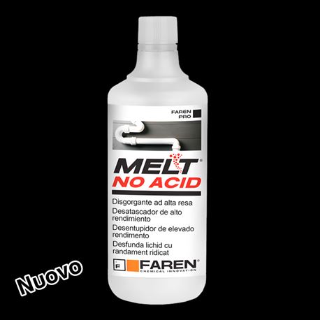 MELT NO ACID - Disgorgante concentrato liquido - 1000ml