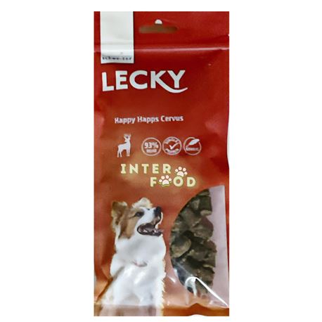 Schweizer - Lecky Happy Happs - Bocconcini per cani con cervo - 120gr