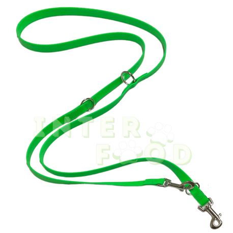 Guinzaglio da addestramento per cani in BioThane - verde - 2ml 2