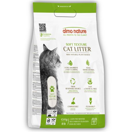 Almo nature catlitter lettiera per gatti naturale - 4.54kg