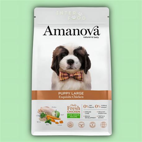 AMANOVA Puppy Large LG Exquisite Chicken - 12kg