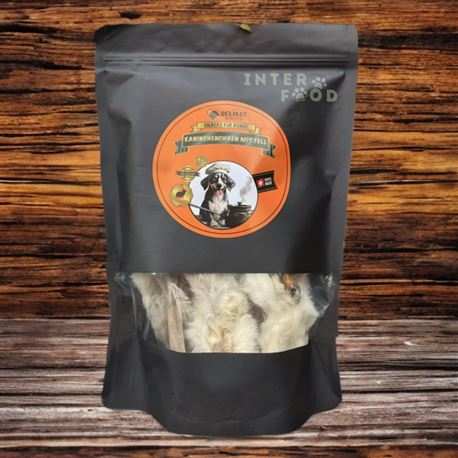 DELIKAT SWISS ORECCHIE DI CONIGLIO con pelo - 250 GR