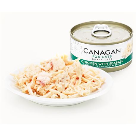 CANAGAN Chicken With Seabass  12x75g 2