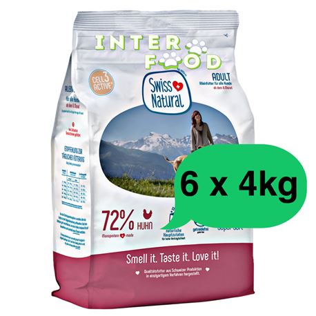 Swiss Natural Soft ADULT Huhn & Kartoffel - 24kg (6x4kg)