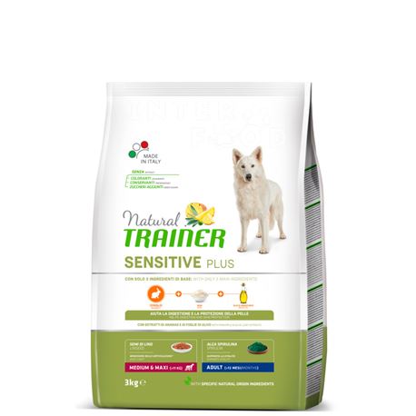 Natural TRAINER Sensitive Plus MediumMaxi Adult Coniglio - 3kg