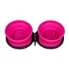 KIWI WALKER - Travel double Bowl - Pink - ML - a.i. gallery 1