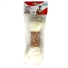 Osso di pelle bovina annodato con pollo - 25cm -220g gallery 2
